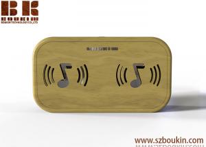 Best Sapele Wood USB  Charging Port Portable Wireless Bluetooth Speaker support TF card reader player wholesale