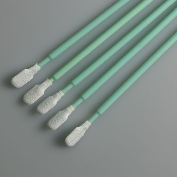 165mm Cleanroom Polyester Polypropylene Lint Free Swab Paddle Head