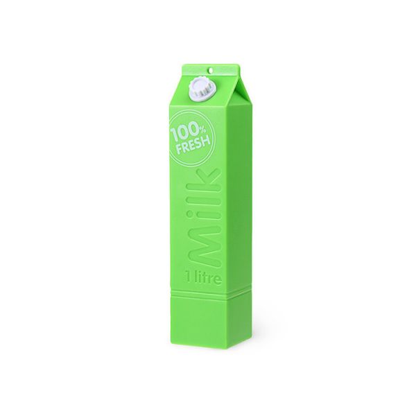 Milk Box Shape Plastic Power Bank 106*24*24mm With Color Printing Logo