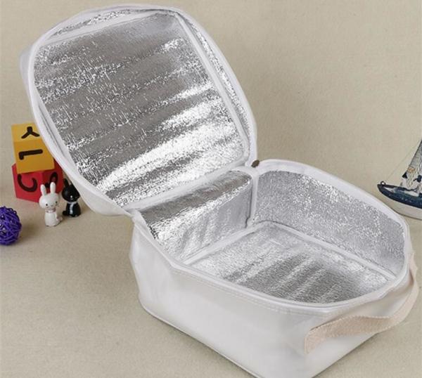 Insulation oxford cooler bag tote organizer holder container lunch Bag for Women Men Kids coffee,promotional striped can