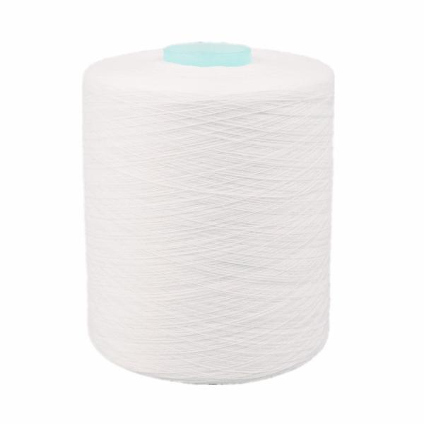 Cheap 402 502 302 Raw White Color Black Polyester Sewing Yarn 40/2 402 502 302 Low shrinkage polyester yarn manufacturers for sale