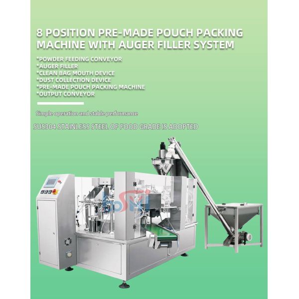 Coffee Premade Pouch Packaging Machine With Smart Touch Screen