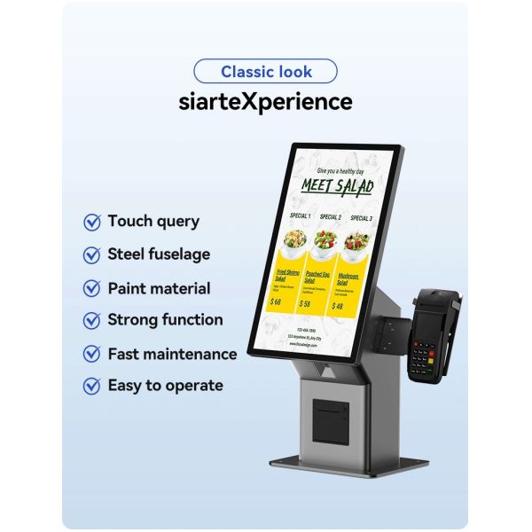 Stylish Interactive Touch Screen Vending Machine with 8GB DDR3 Ram and 178°/178° Viewing Angle