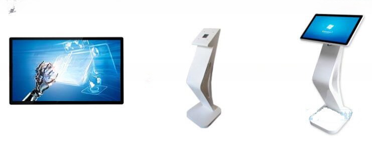floor stand 24 inch LED self-service terminal AD information checking interactiv