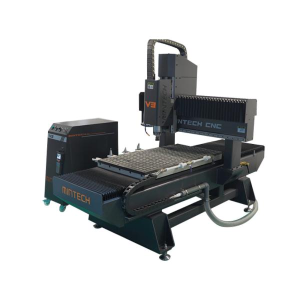 Cheap 3.5KW Wood Cutting Router Machine , 600x1200mm 3D Wood CNC Router for sale