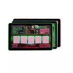 21.5 Inch Capacitive Touch Screen Monitor Side LED Light For POG WMS FOX Game