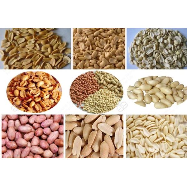 Multi Function Peanut Processing Machine For Half Separating And Red Skin Peeling
