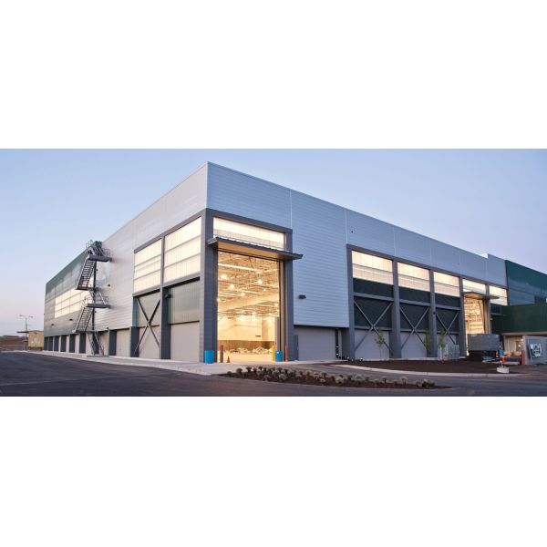 Galvanized Light Steel Structural Workshop For Auto Service Shop