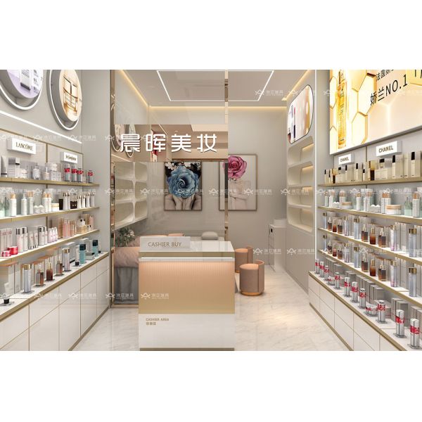 Luxury Store Furniture Perfume Store Display Skincare Display Rack for Perfume Shop Interior Design