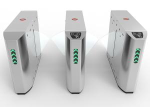 Pedestrian Optical Flap Barrier Gate Turn Style Gate With Anti - Breakthrough