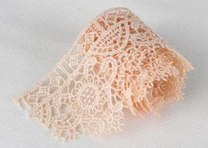 Best Poly Venice Lace Trims Custom Embroidered Water Soluble Lace For Wedding Dresses wholesale