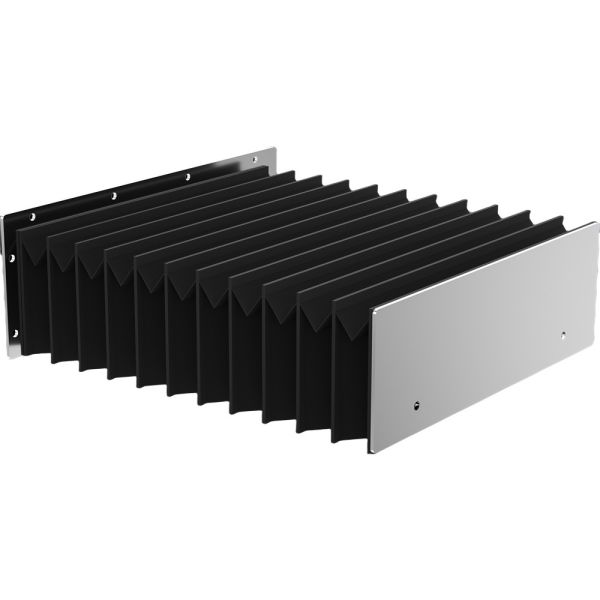 CNC Machine Protective Flat Dust Telescopic Steel Covers Bellow