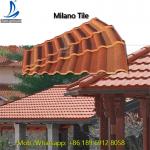 Sangobuild Milano Types Roof Tile Brick Red Color Stone Coated Roof Tiles In