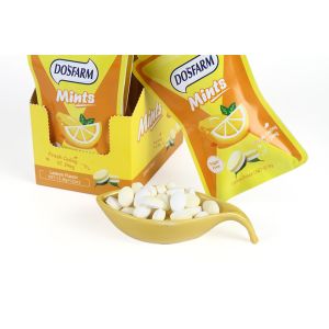 China Lemon Taste Healthy Fruit Hard Candy Diamond Shaped Bag Package on sale