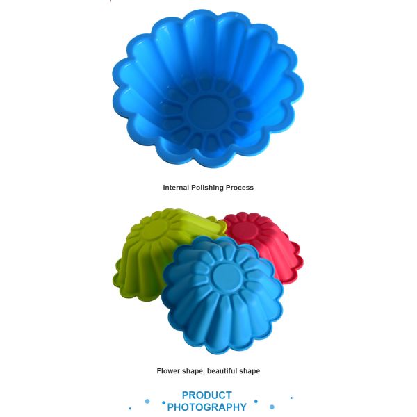 116g Flower Shape Silicone Baking Pan