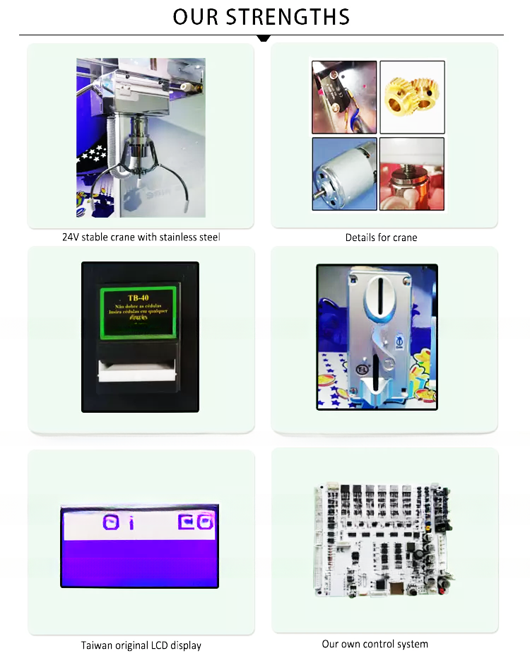 Dreamland Hot Sale Transparent Doll Park Arcade Claw Crane Machine For sale UK