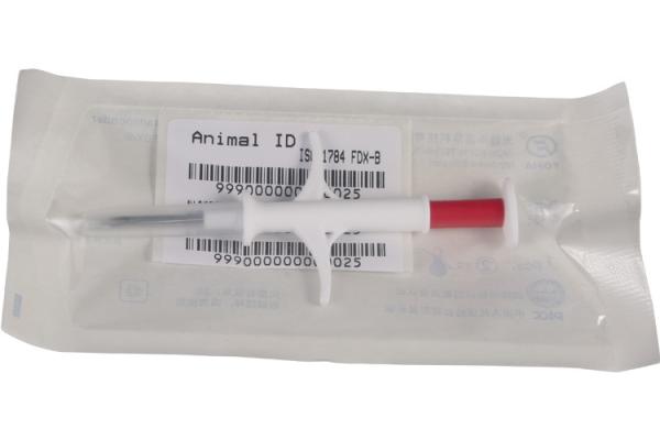 Cheap 2.12 * 12mm Pet ID Microchip For Dogs Tracking , ISO11784/5 Standard Injectable Transponders for sale