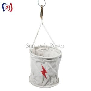 Best Stringing Aerial Cable Cylindrical Canvas Tool Bag wholesale