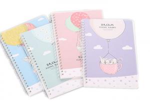 Best Cute Cover Custom Printed Notebooks Double Coil Binding Round Corner Design wholesale