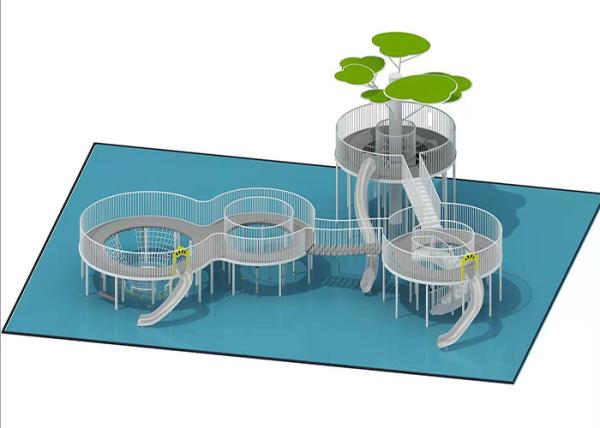 Cheap Outdoor Garden Play Structures Playground Slides For Adults for sale
