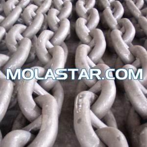 Best Molastar Marine Drop Forged Steel Ship Anchor Chain For Floating Dock wholesale