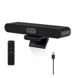 4K Conference Camera USB Video Bar All-in-One TV PC Video Sound Bar AI Auto-Framing Conference Camera