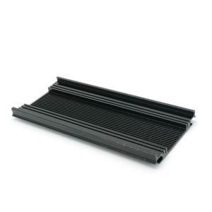 China Black Pvc Door Profile Profiles High UV Protection Upvc Window Frame Profile on sale