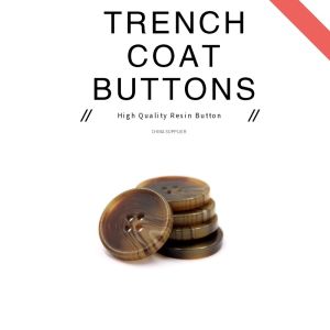 Resin Trench Coat Buttons