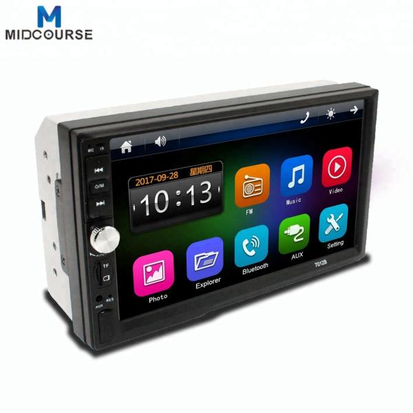 Cheap Universal 7 Inch 2 Din double din Touch Screen Bluetooth Car Stereo screen mp5 DVD player for sale