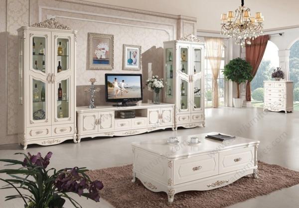 Cheap Modern Furniture Solid Wood Glass Cabinet Tv Stand TV 662 for sale