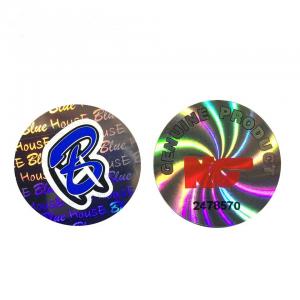Best 3D Laser Hologram Stickers Holographic Custom Logo Sticker Printed wholesale