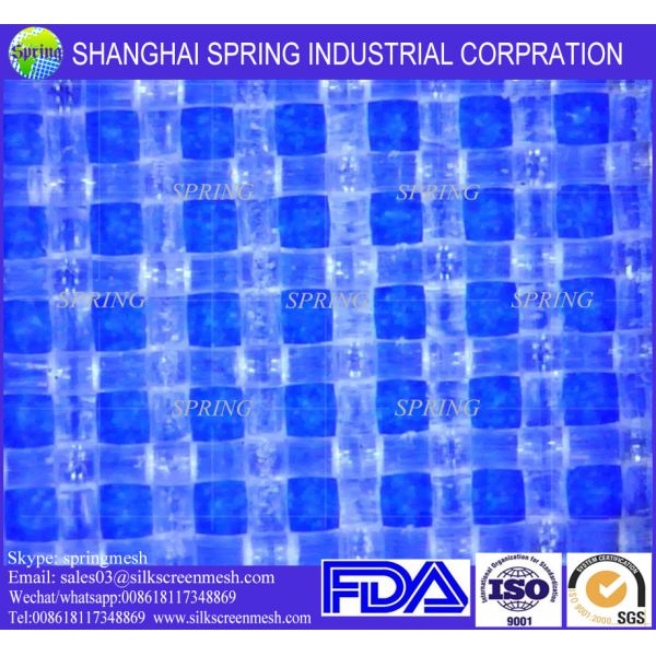 White 100% Polyester Filter Mesh 80 To 420 Mesh / Inch Good Screen Performance