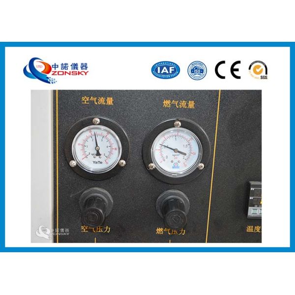 IEC 60529 Flammability Testing Equipment , Bundled Cables Vertical Flammability Chamber