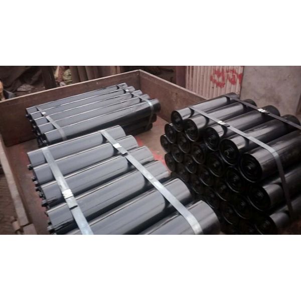 50mm 60mm 76mm Conveyor Belt Rollers Using In The Mining Cement Plants