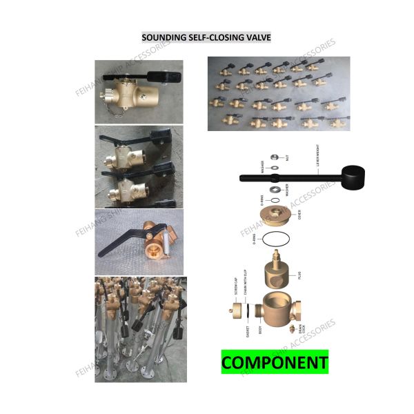 Sounding Self Closing Valve Technical Data For Fh-40a Cb/T3778-99 Material-Bronze With Counterweight