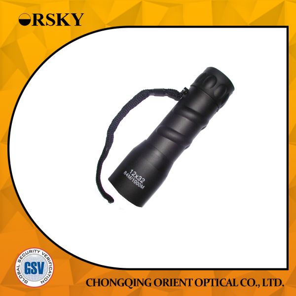 Small Powerful Pocket Monocular Telescope 12x32 Bright Image Portable With Strap