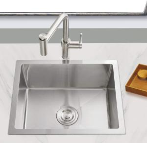 China 17 Inch Undermount Kitchen Sink Stainless Steel 18 Gauge on sale