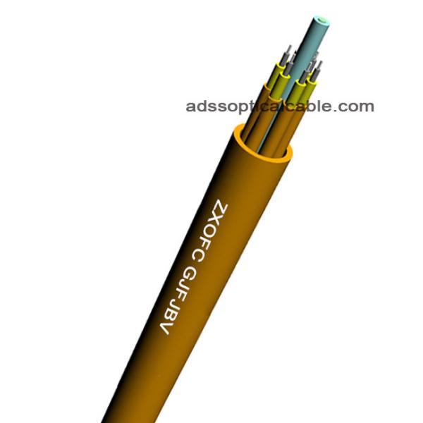 Cheap OM1 OM2 Om3 Fiber Optic Cable GJFJBV 900um , Tight Buffer Fiber Breakout Cable for sale