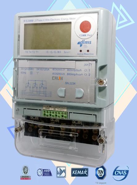 Cheap Automated Reading Commercial Electric Meter , Three Phase Electricity Meter for sale