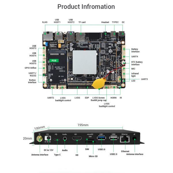 Multifunctional Android Player Box With 3G / 4G Convenient Management