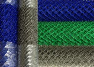 Chain link wire mesh fencing panels