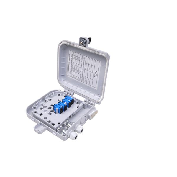 FTTH ABS + PC Material IP65 Waterproof 8C Optical Distribution Frame with 8 ports Outlet