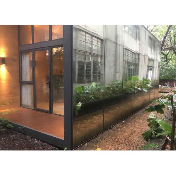 China Patented Loft Mirror Resort Hotel Prefabricated Luxury Homes