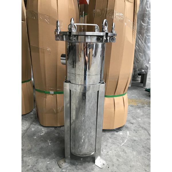 Lenticular SS Filter Cartridge Magnetic Multi Bag Beer Filter Housing