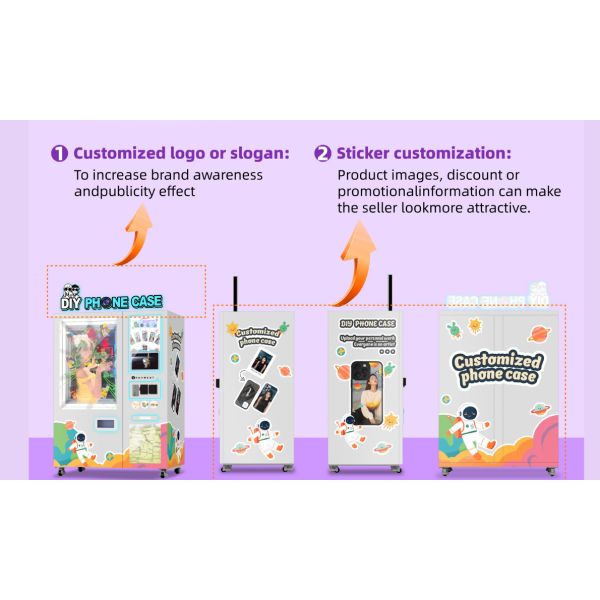 Commercial Self Service Mobile Phone Case Printing Vending Machine High Profit
