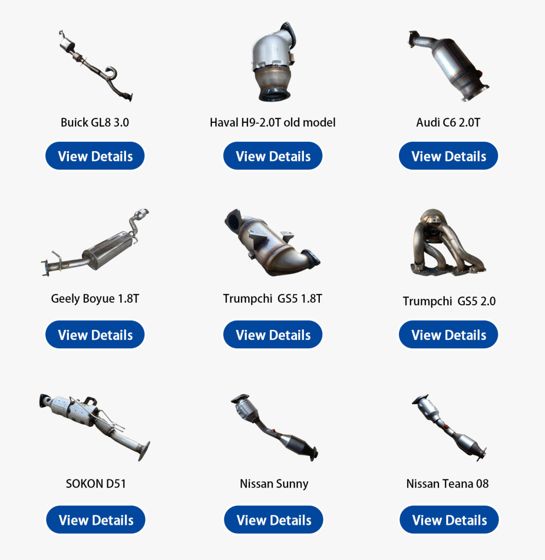 Honda Fit 1.5L L4 Factory Supply Auto Catalytic Converter Metal Motorcycle Parts Catalytic Converter