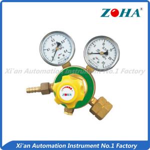 China Stainless Steel Hydrogen Pressure Regulator / Small Hydrogen Cylinder Regulator on sale