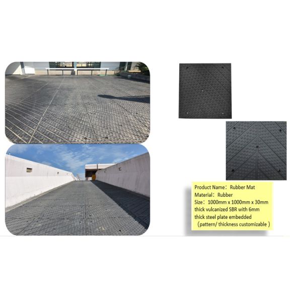 Shock Absorption Horse Floor Mats SBR Anti Slip Thickness 35mm