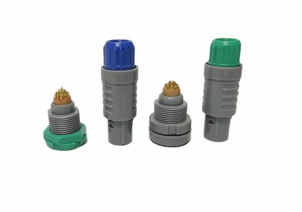 Cheap IP50 IP66 Push Pull Circular Connectors Plastic Plug And Socket 2P Series for sale