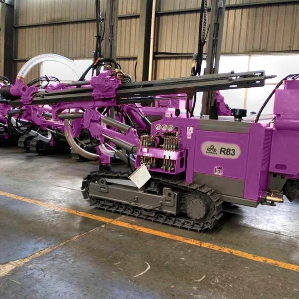 Mining drilling machinery borehole depth 25m hydraulic DTH drilling rig for sale
